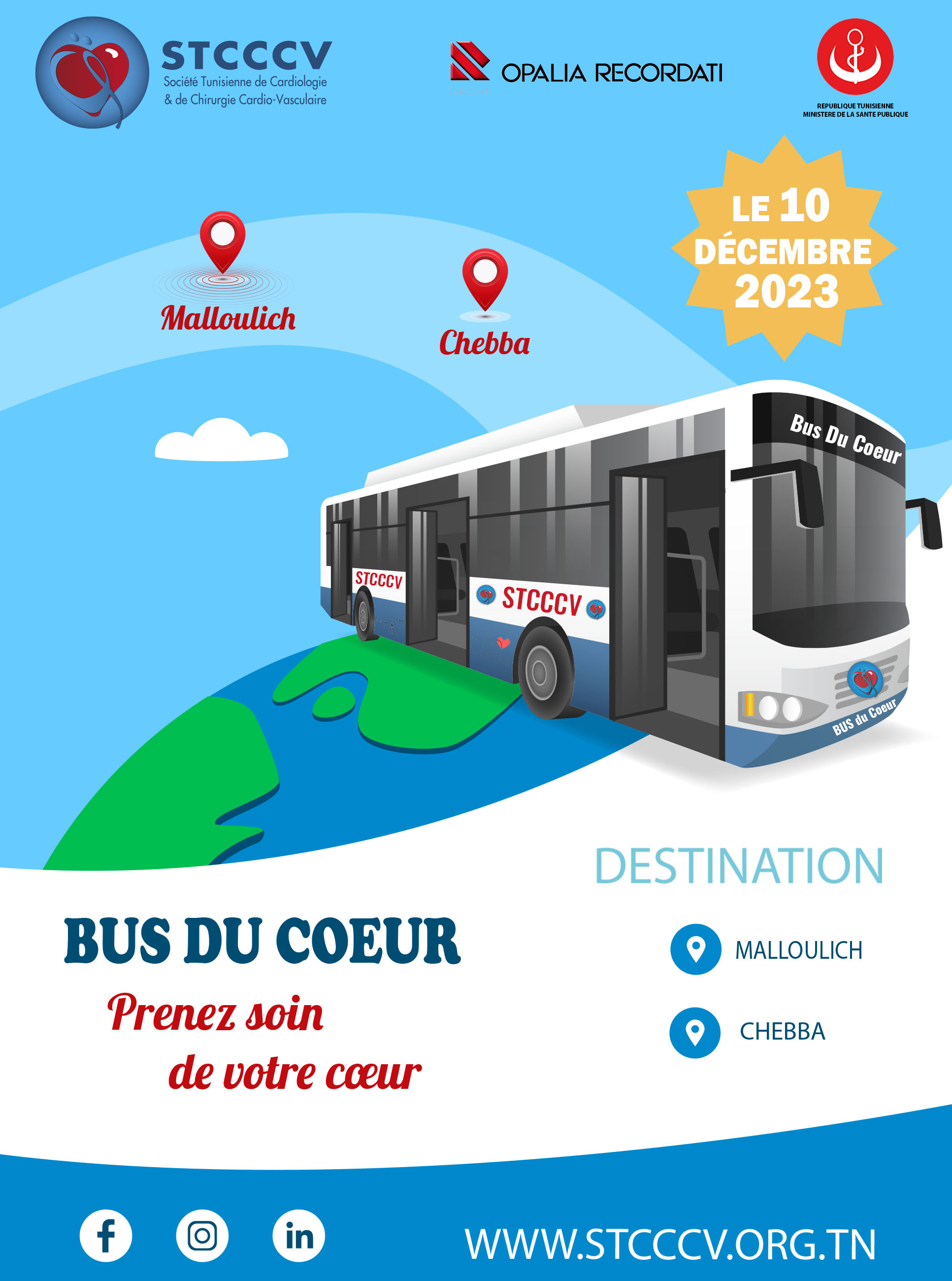 Bus Du Cœur De La STCCCV: Prenez soin de votre cœur